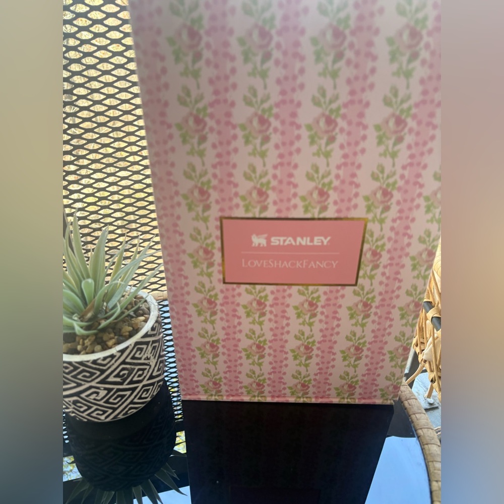 LoveShackFancy Pink Floral Pattern Gift Box